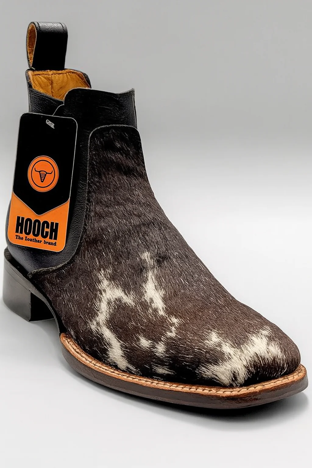 Cowhide Short Cowboy Boots by Hooch Boots - Image 3