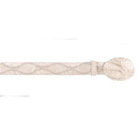 Cream ~ Ivory ~ Off White Caiman ~ World Best Alligator ~ Gator Skin Patchwork