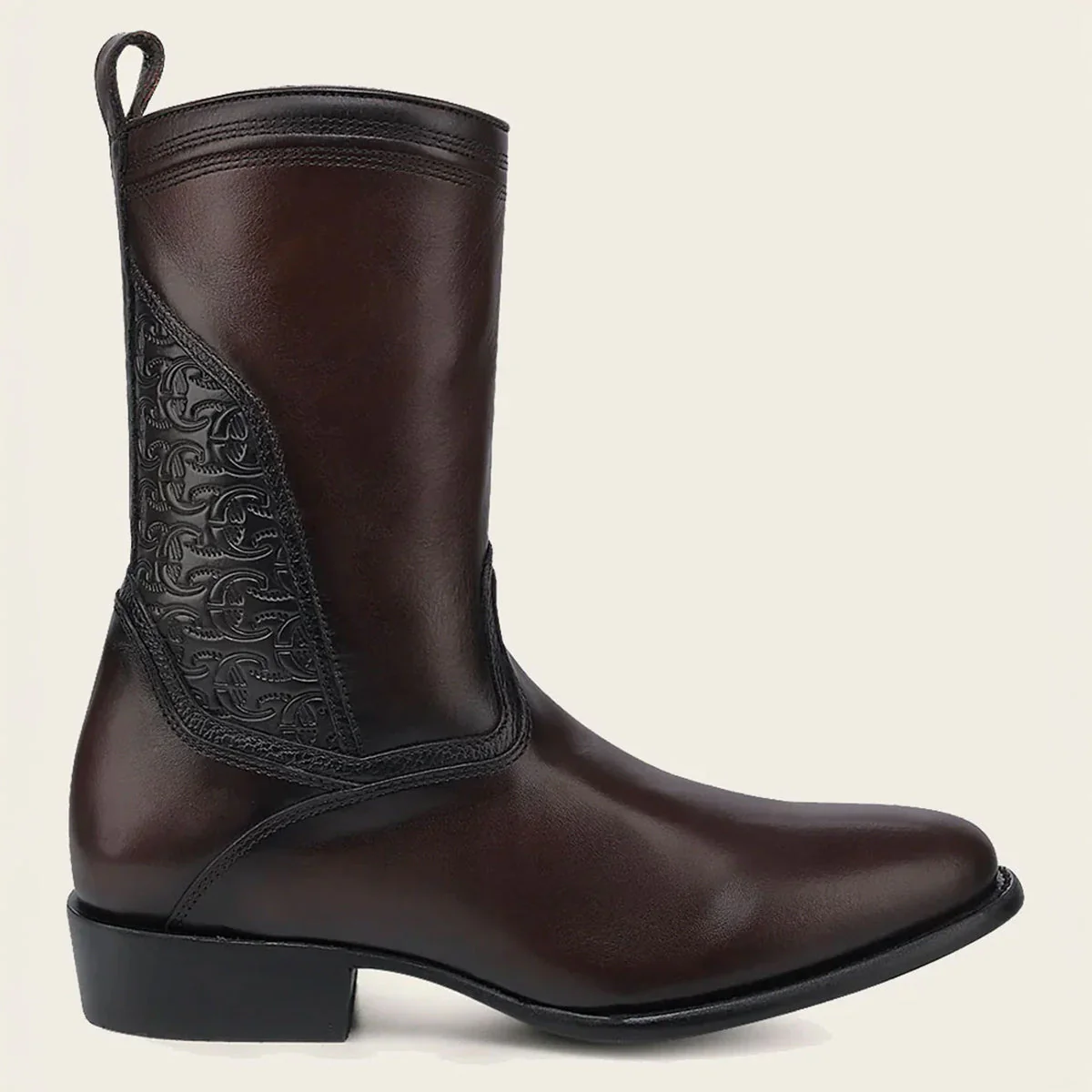 Cuadra Chocolate Round Toe Boot - Men's Brown Leather Boot - Image 2