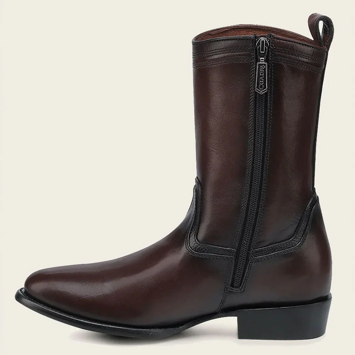 Cuadra Chocolate Round Toe Boot - Men's Brown Leather Boot - Image 4