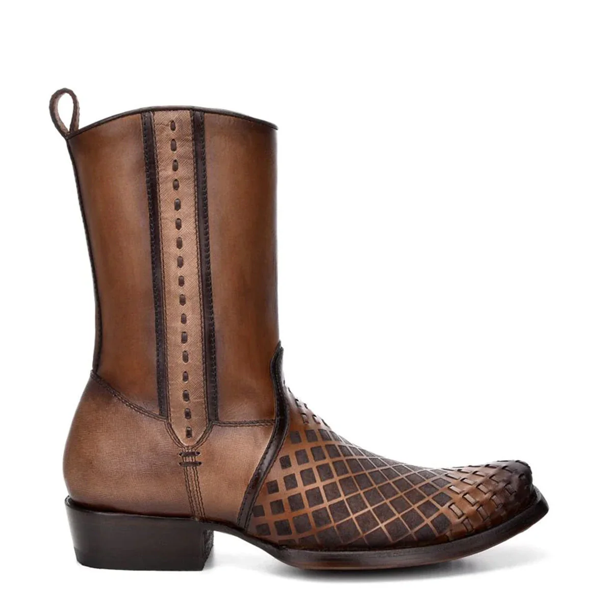 Cuadra Men's Maple Woven Western Boot - Image 2