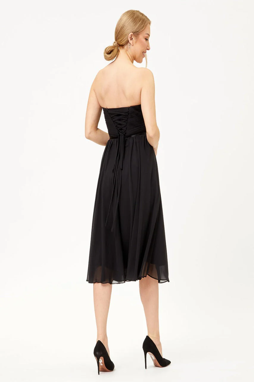 Quince Dama Dresses - Short Quinceanera Dresses in Color Black - Image 2