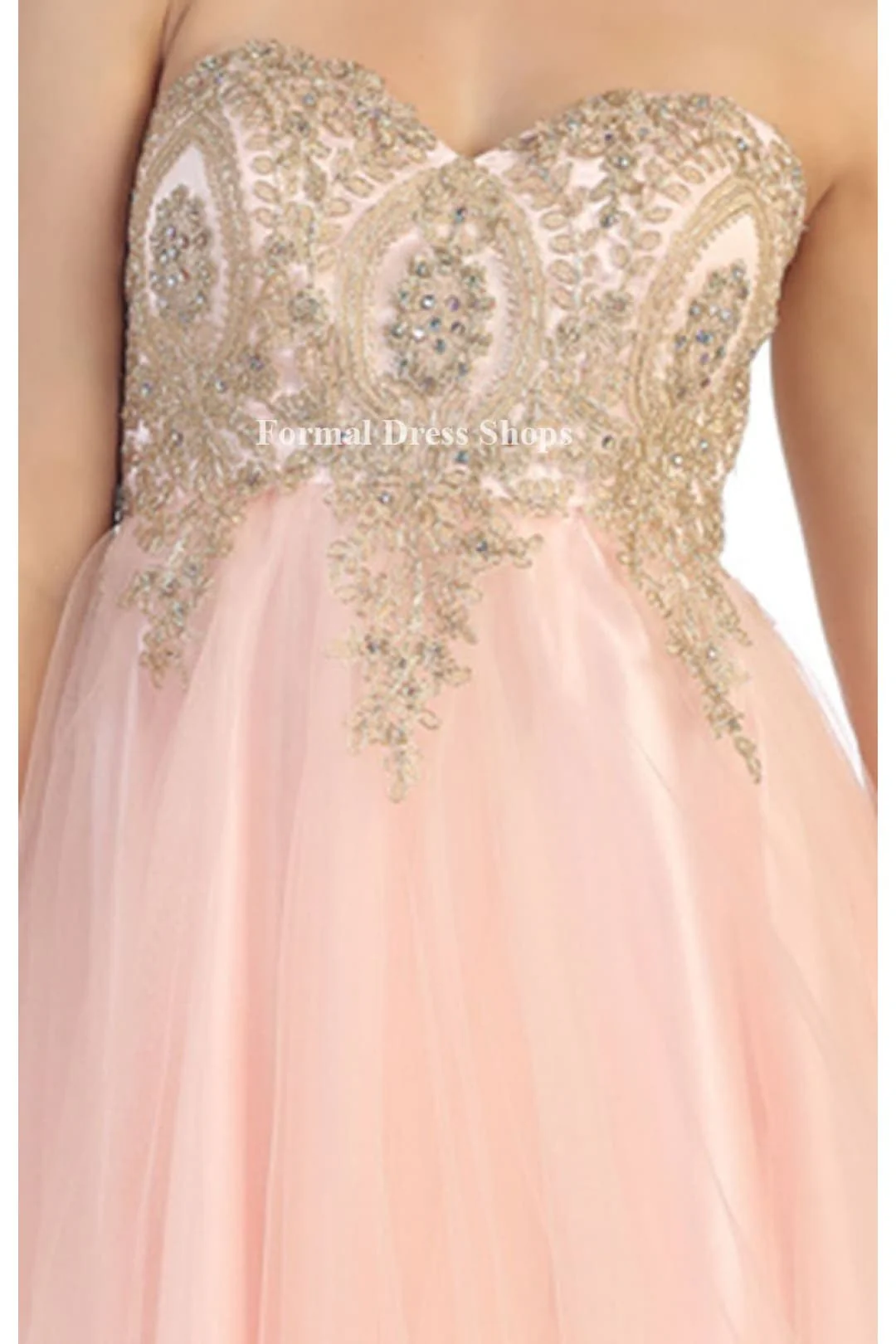 Quince Dama Dresses - Short Quinceanera Dresses in Color Blush - Image 3