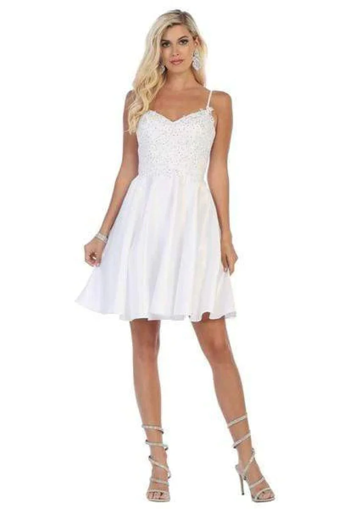 Quince Dama Dresses - Short Quinceanera Dresses in Color Blush - Image 4