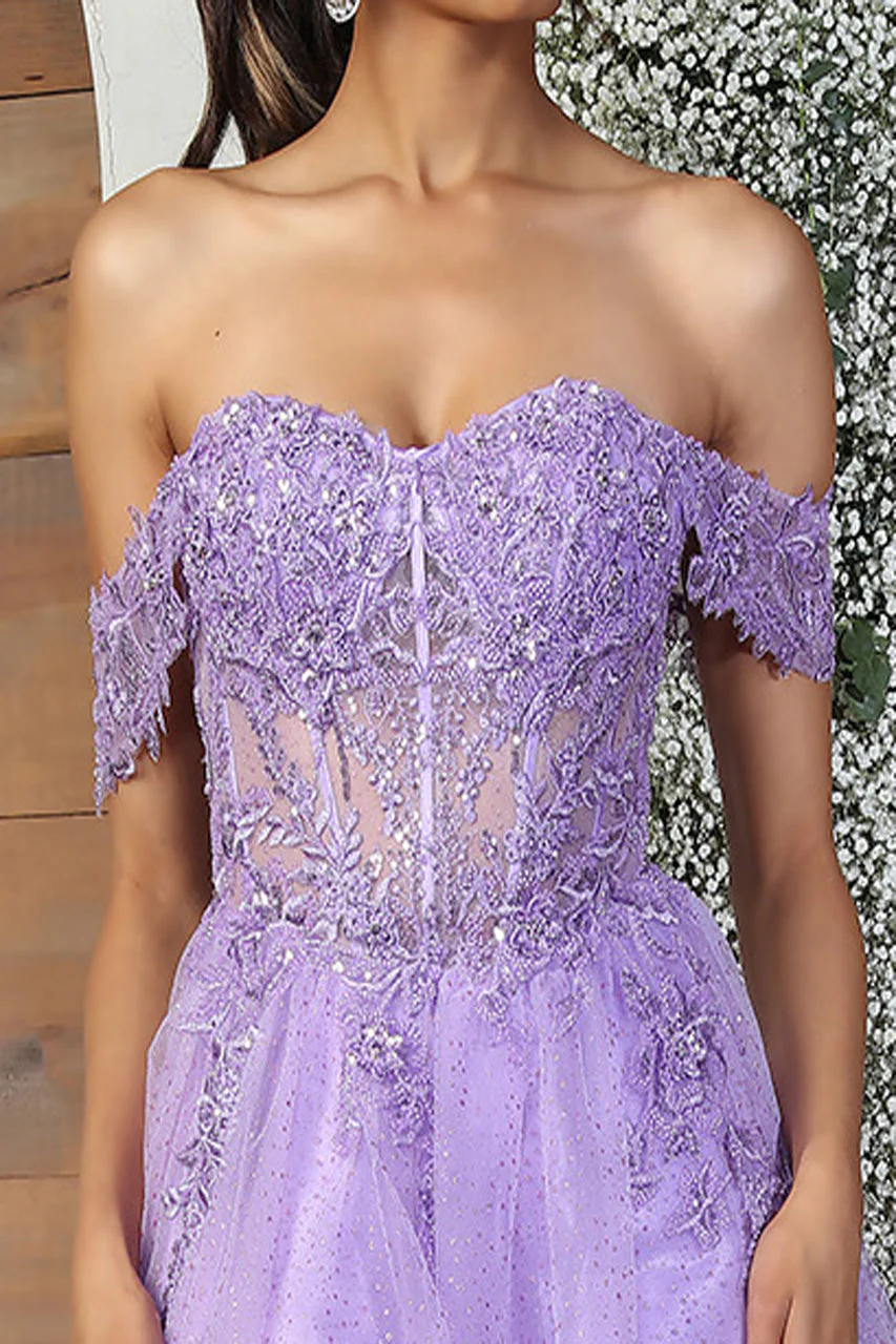 Quince Dama Dresses - Short Quinceanera Dresses in Color Lilac - Image 3