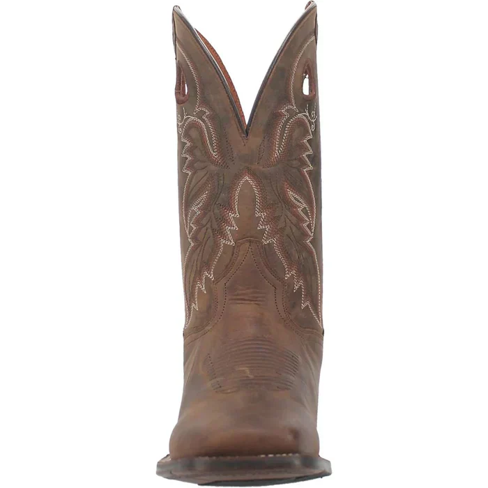 Dan Post Men's Abram Genuine Leather Square Toe Boots - Tan - Image 4