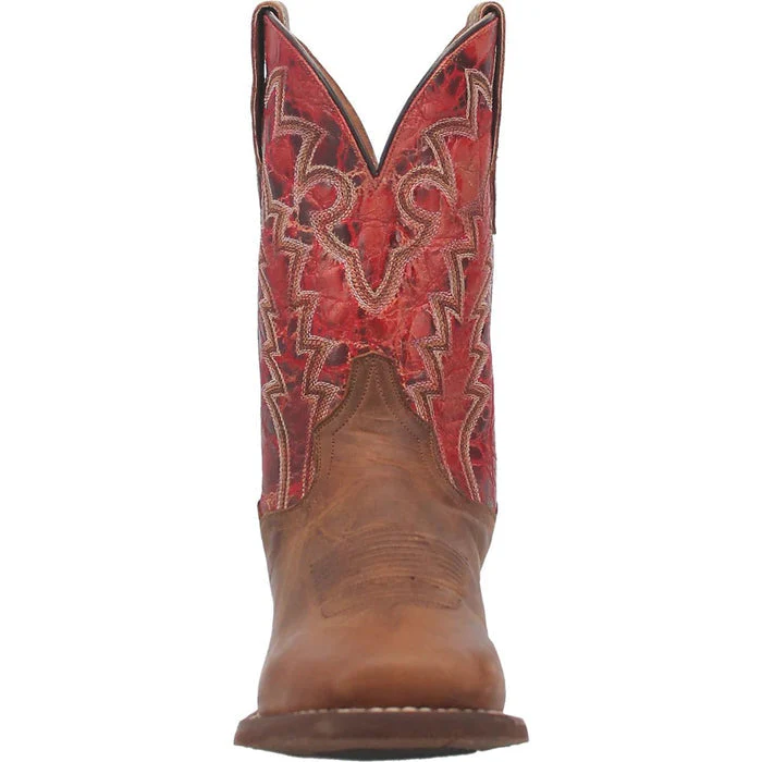 Dan Post Men's Killeen Leather Square Toe Boots - Tan - Image 8
