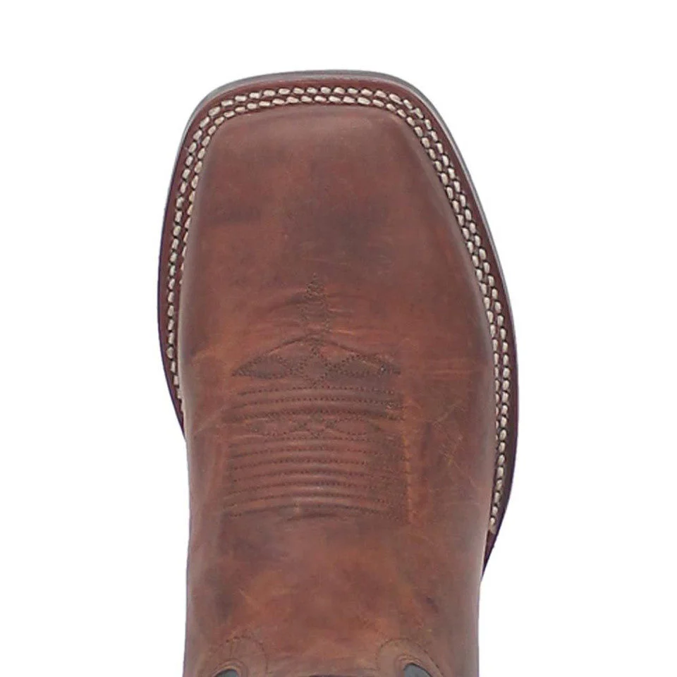 Dan Post Cowboy Certified Winslow Brown Square Toe Leather Boot - Image 7