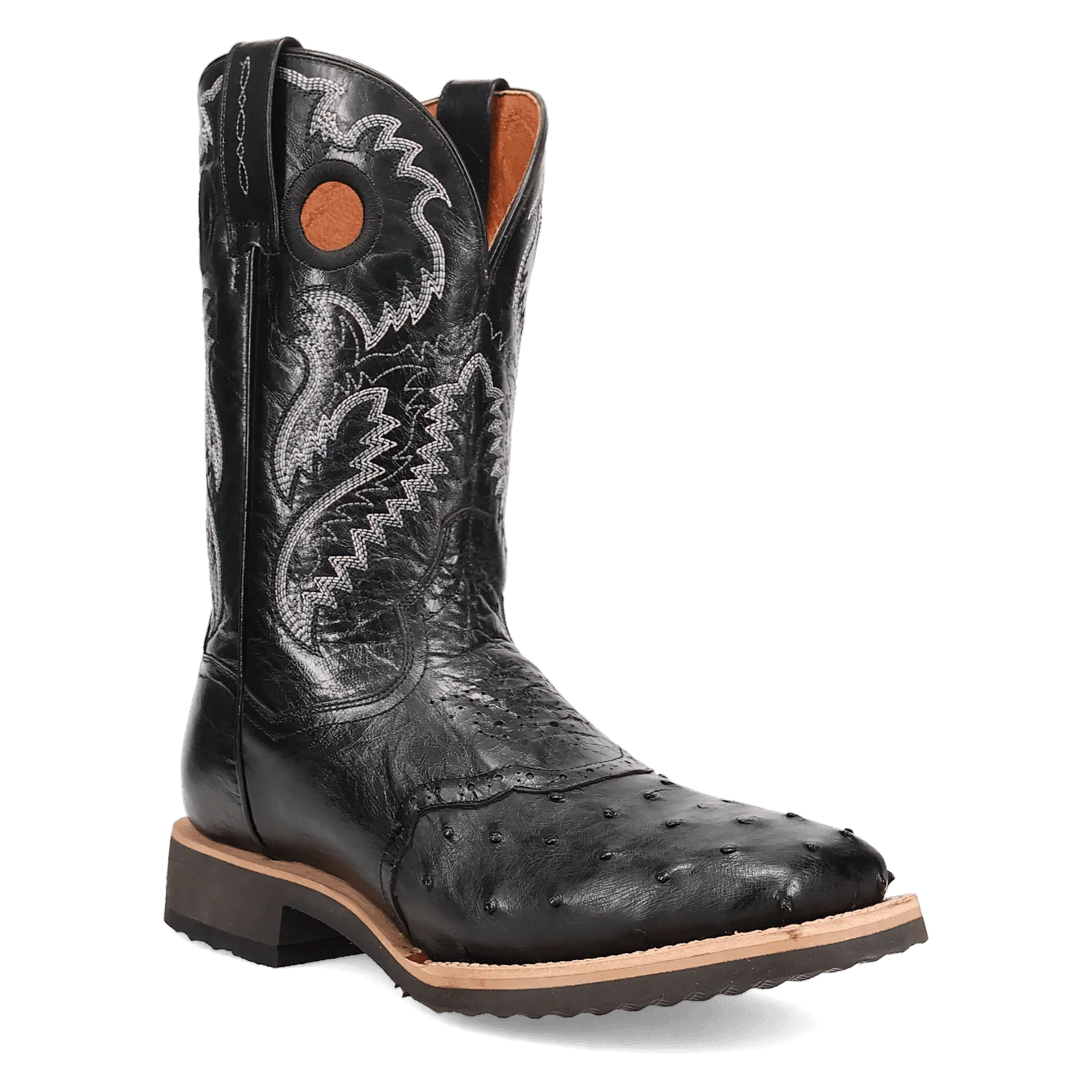 MARTEL FULL QUILL OSTRICH BOOT
