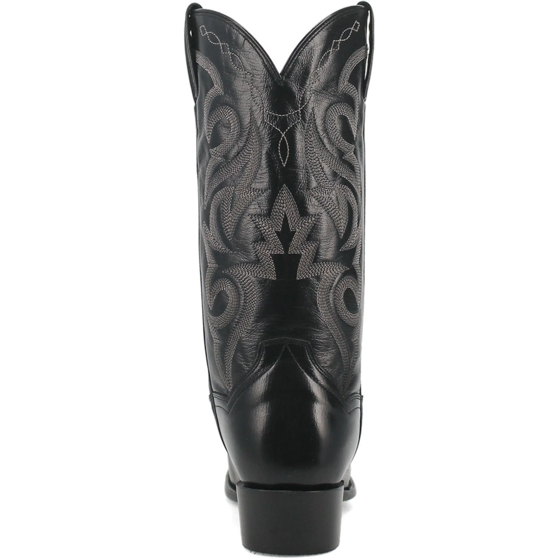 Dan Post Men’s Milwaukee 13 Round Medium Toe Black Leather Cowboy Boot - Image 6