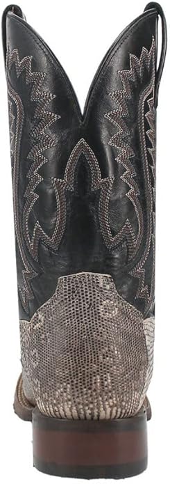 Dan Post Men's Elgin Genuine Lizard Square Toe Boots - Natural - Image 4