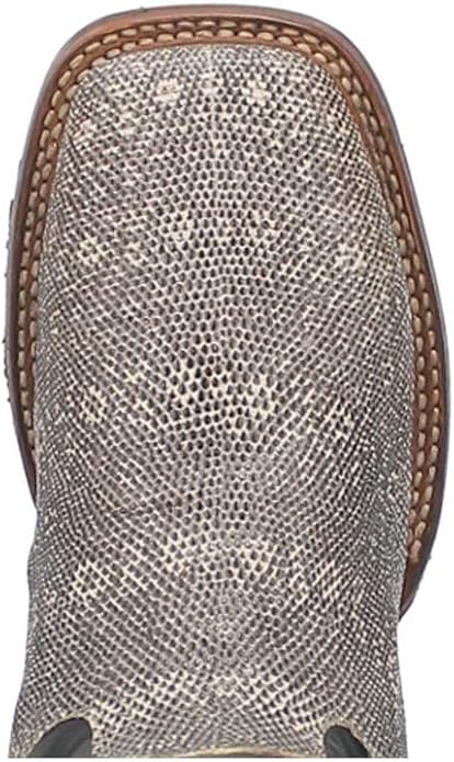 Dan Post Men's Elgin Genuine Lizard Square Toe Boots - Natural - Image 5