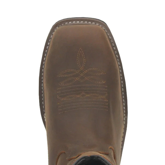Dan Post Men's Joist Composite Toe Met Guard Leather Work Boot - Brown - Image 7