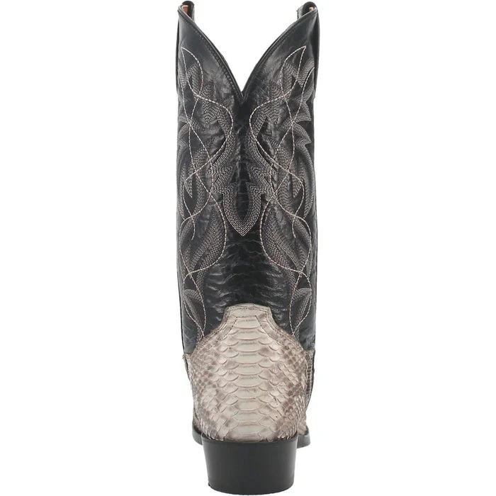 Dan Post Men's Manning Python Snakeskin Round Toe Boots - Natural - Image 5