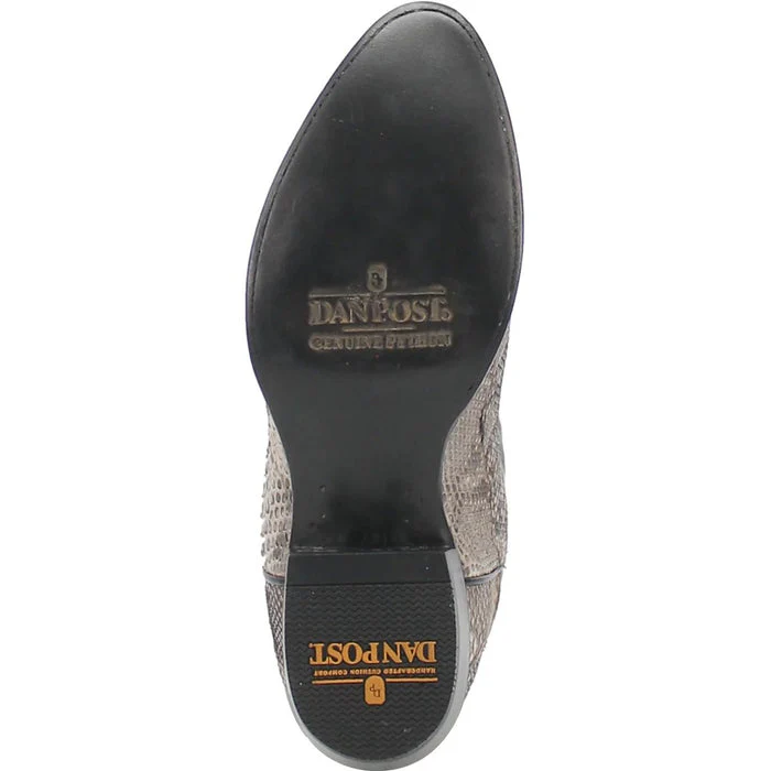 Dan Post Men's Manning Python Snakeskin Round Toe Boots - Natural - Image 6