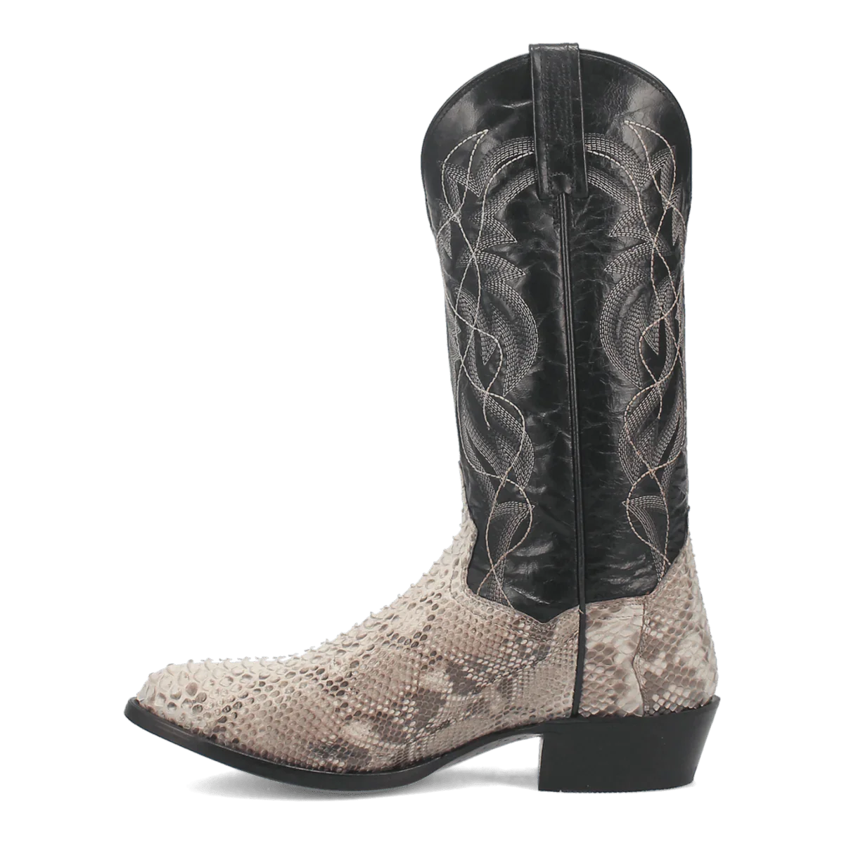 Dan Post Men's Manning Python Snakeskin Round Toe Boots - Natural - Image 3