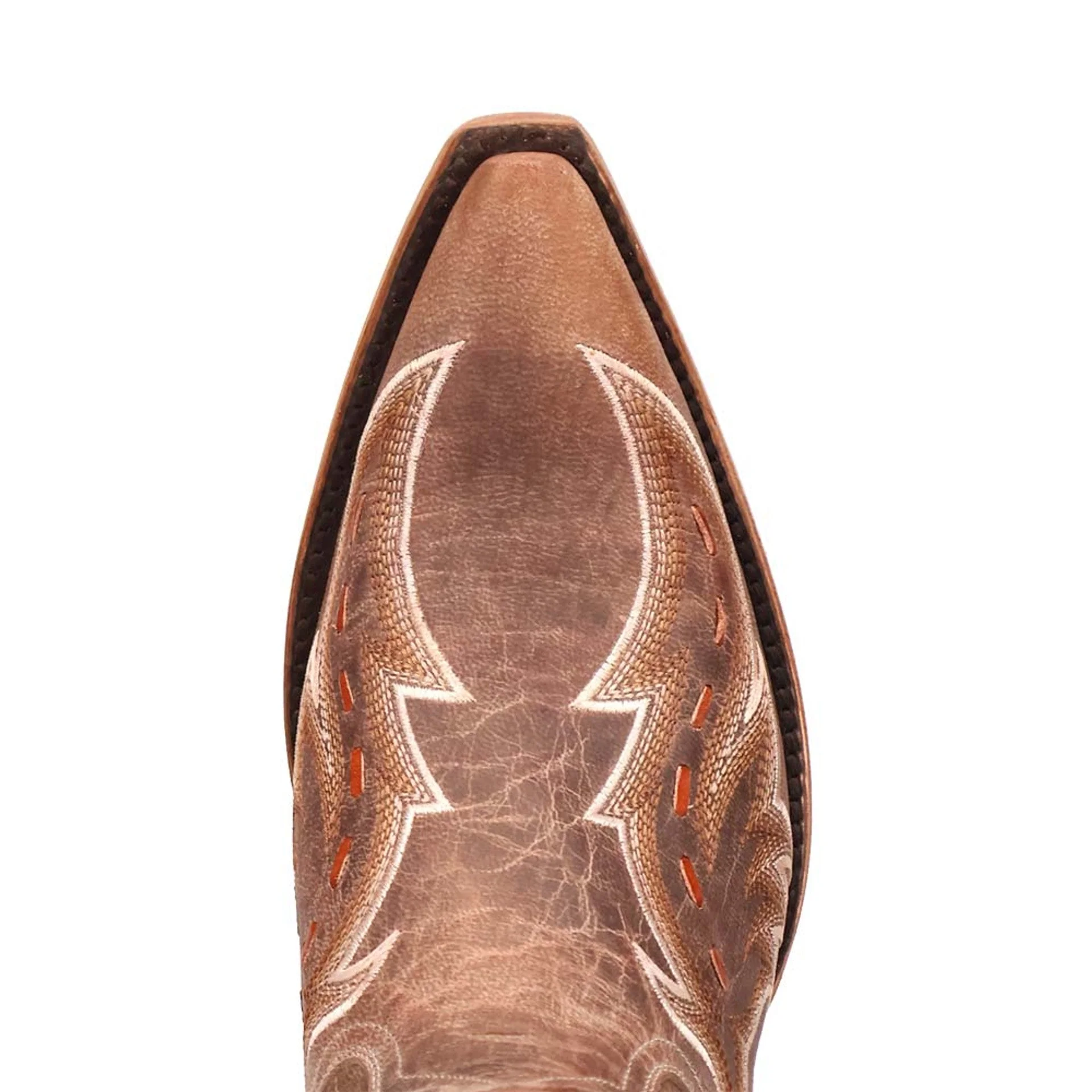 Dan Post Men's Racer Tan Leather Western Boots - Image 3