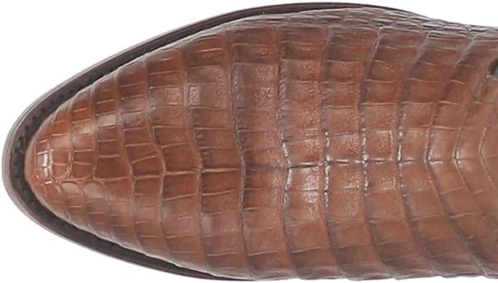 Dan Post Men's Socrates Genuine Caiman Belly Round Toe Boots - Bay Apache - Image 4