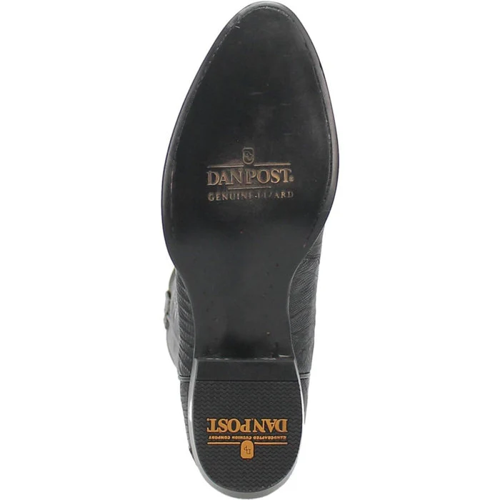 Dan Post Men's Winston Genuine Lizard Round Toe Boots - Tan - Image 7