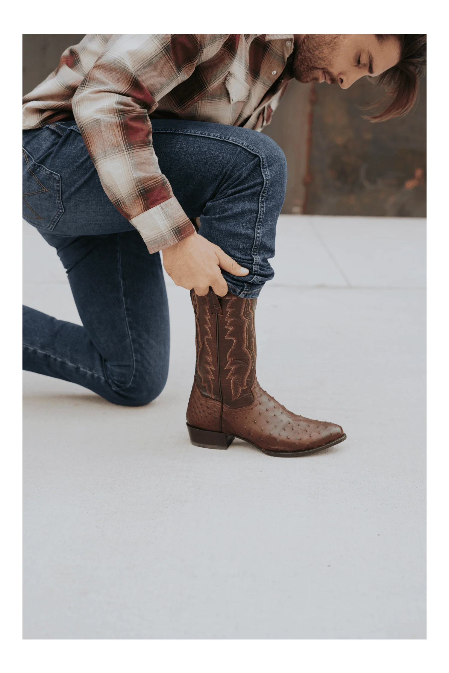 PERSHING FULL QUILL OSTRICH BOOT - Image 11