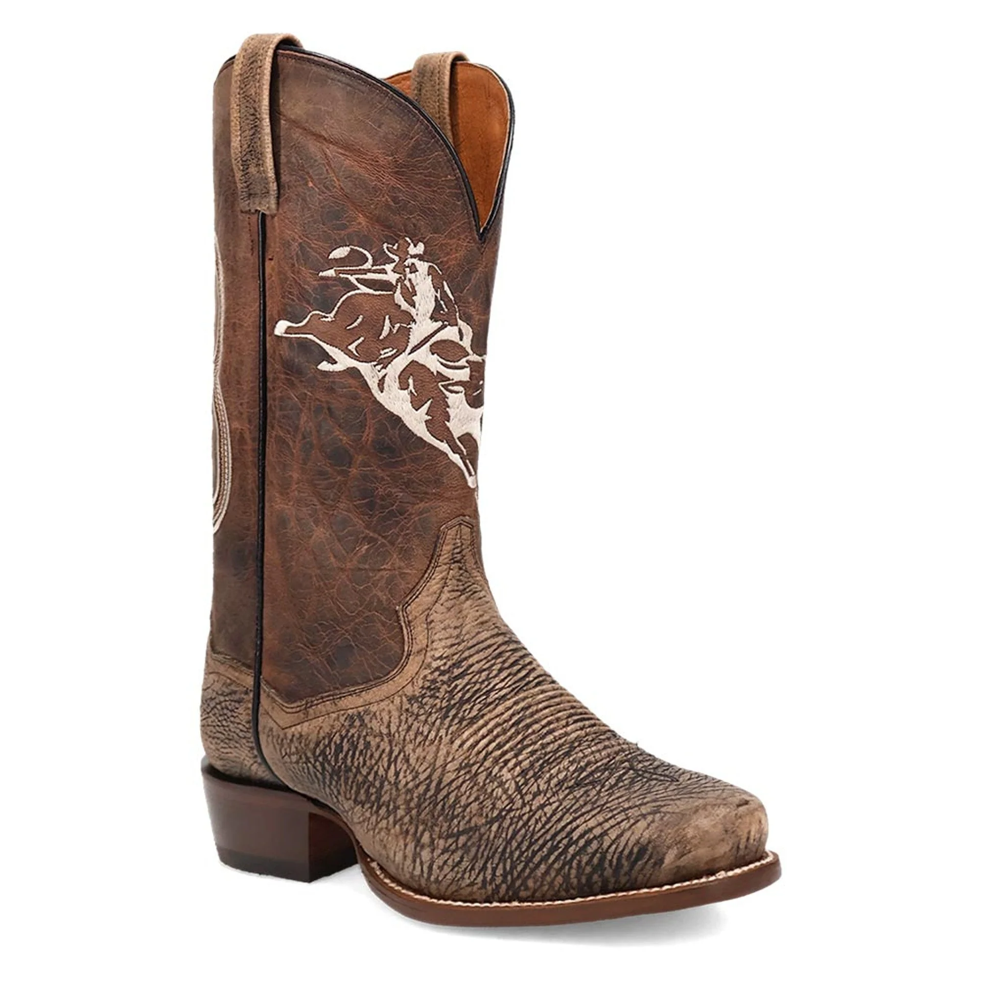 Dan Post The Dirt Show Bison Leather Cowboy Boots - Image 2