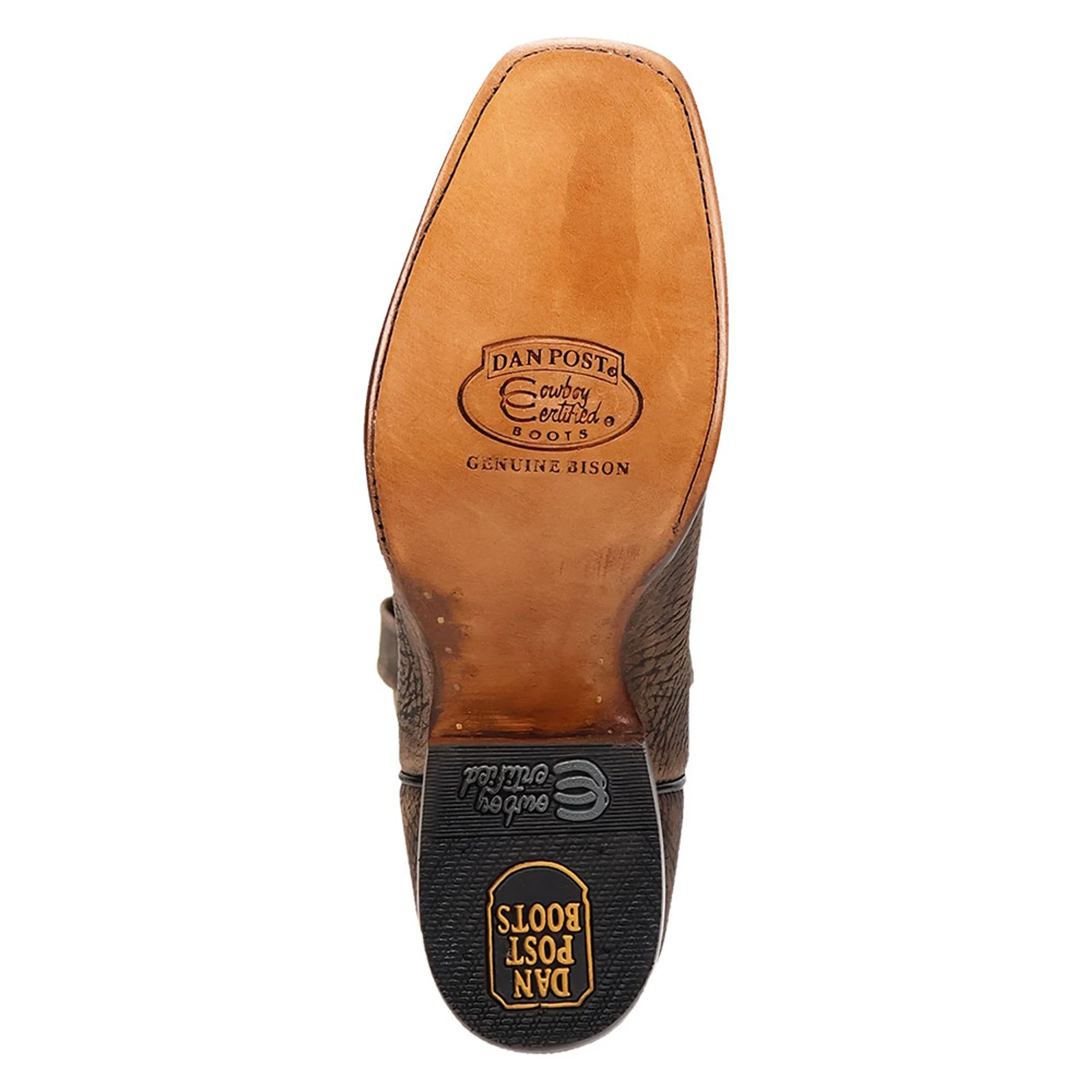 Dan Post The Dirt Show Bison Leather Cowboy Boots - Image 4