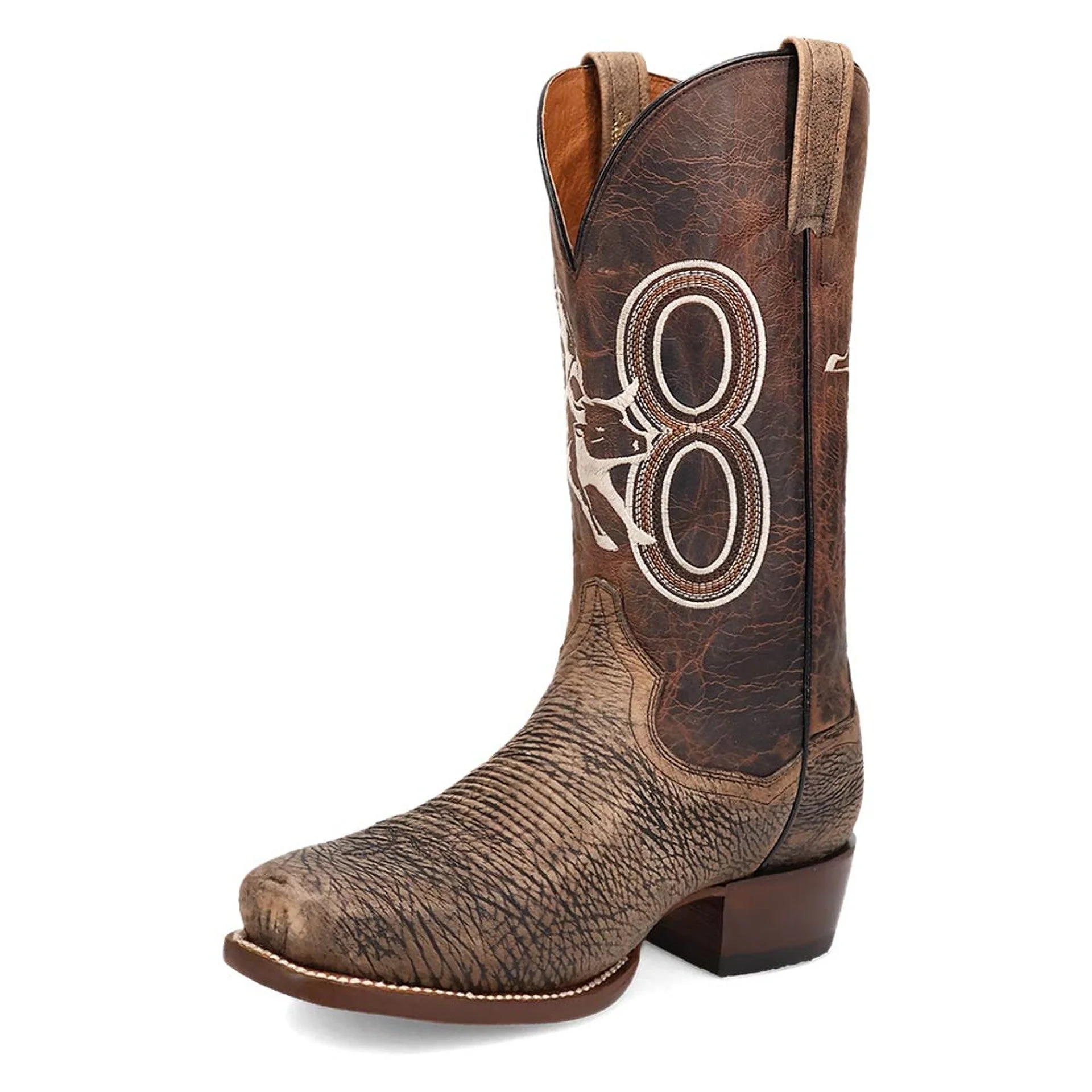 Dan Post The Dirt Show Bison Leather Cowboy Boots - Image 5