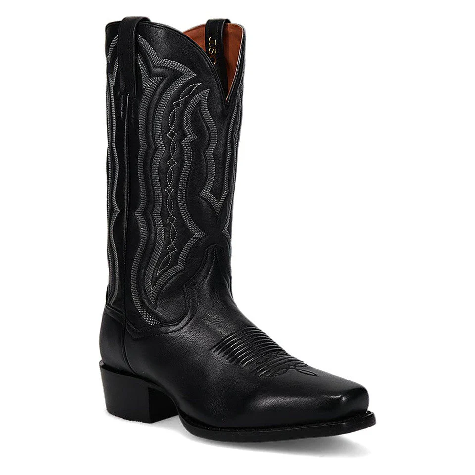 Dan Post Wade Black Leather Cowboy Boots - Image 2