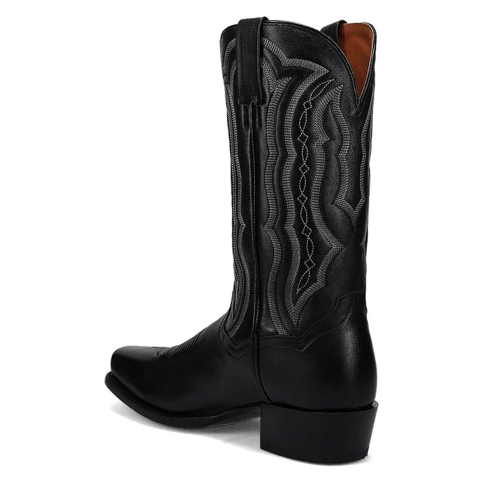 Dan Post Wade Black Leather Cowboy Boots - Image 6