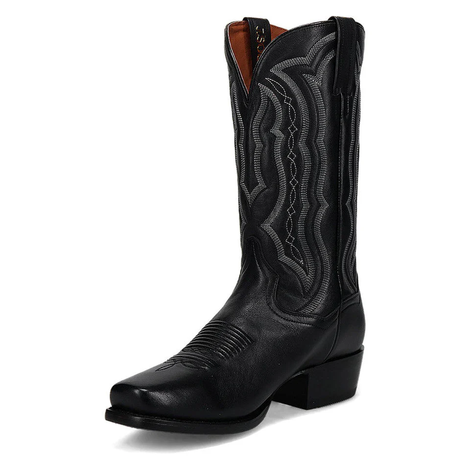Dan Post Wade Black Leather Cowboy Boots - Image 8