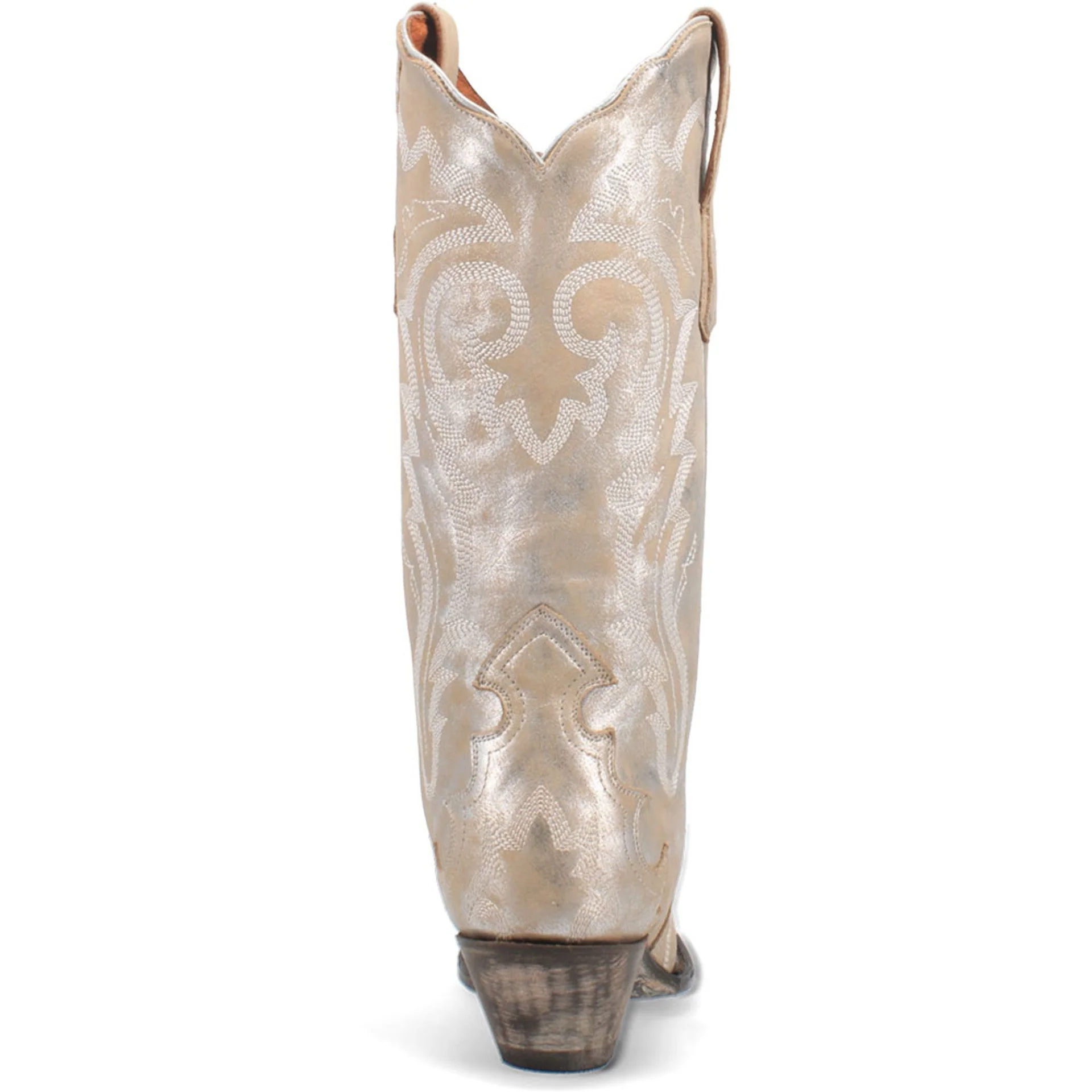 Dan Post Women Frost Bite Silver Glacial Finish 12 Snip Toe Cowboy Boot - Image 4