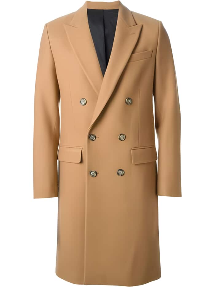 Double Breasted Long Ankle length Designer men's Wool Peacoat Sale overcoats Long Dress | Winter men's Topcoat Sale - Image 8