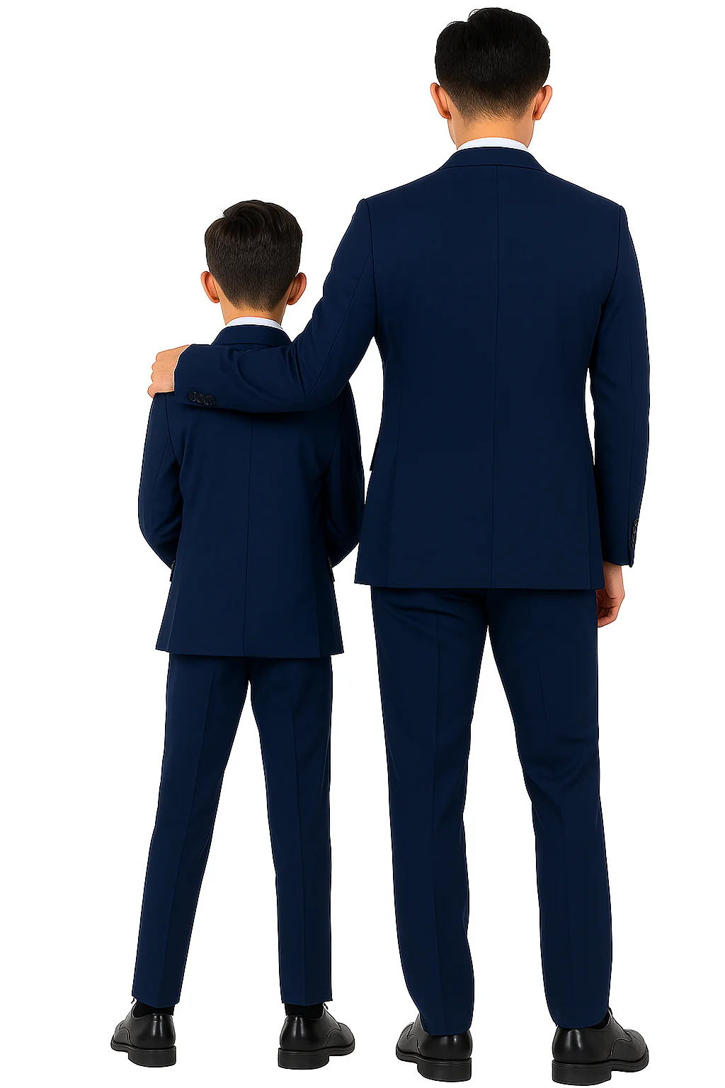 Father and Son Suits - Cobalt Blue Boys Suit Perry Ellis Vested Boy's Wedding Suit in Cobalt Blue - Image 5