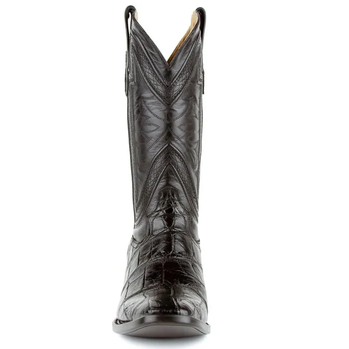 Men's Genuine Exotic Animal Skin Ferrini Hornback Crocodile Card Holder by Ferrini USA - Image 5