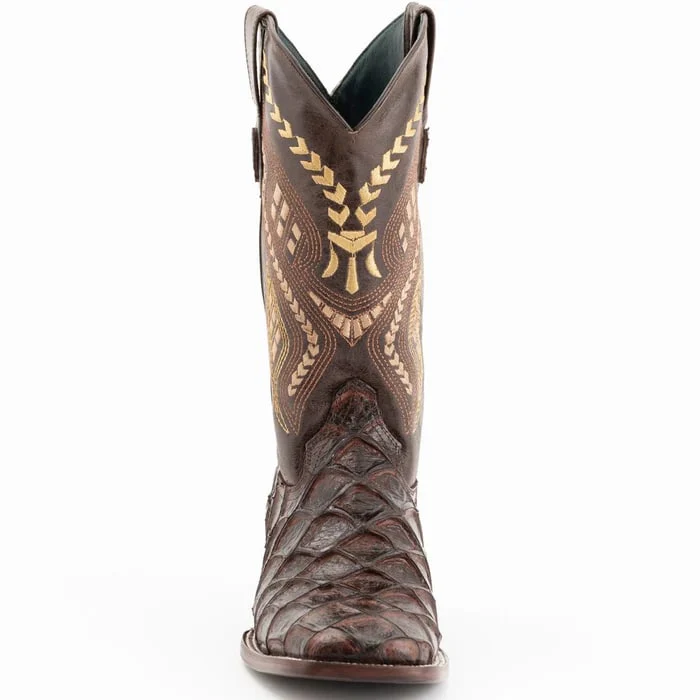 Men's Genuine Exotic Animal Skin Ferrini Hornback Crocodile Card Holder by Ferrini USA - Image 3