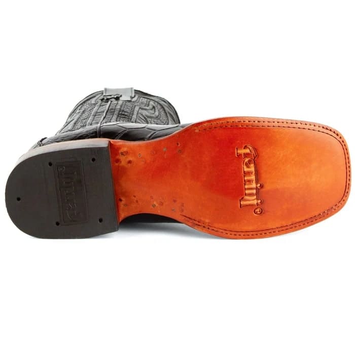 Men's Genuine Exotic Animal Skin Ferrini Hornback Crocodile Card Holder by Ferrini USA - Image 4