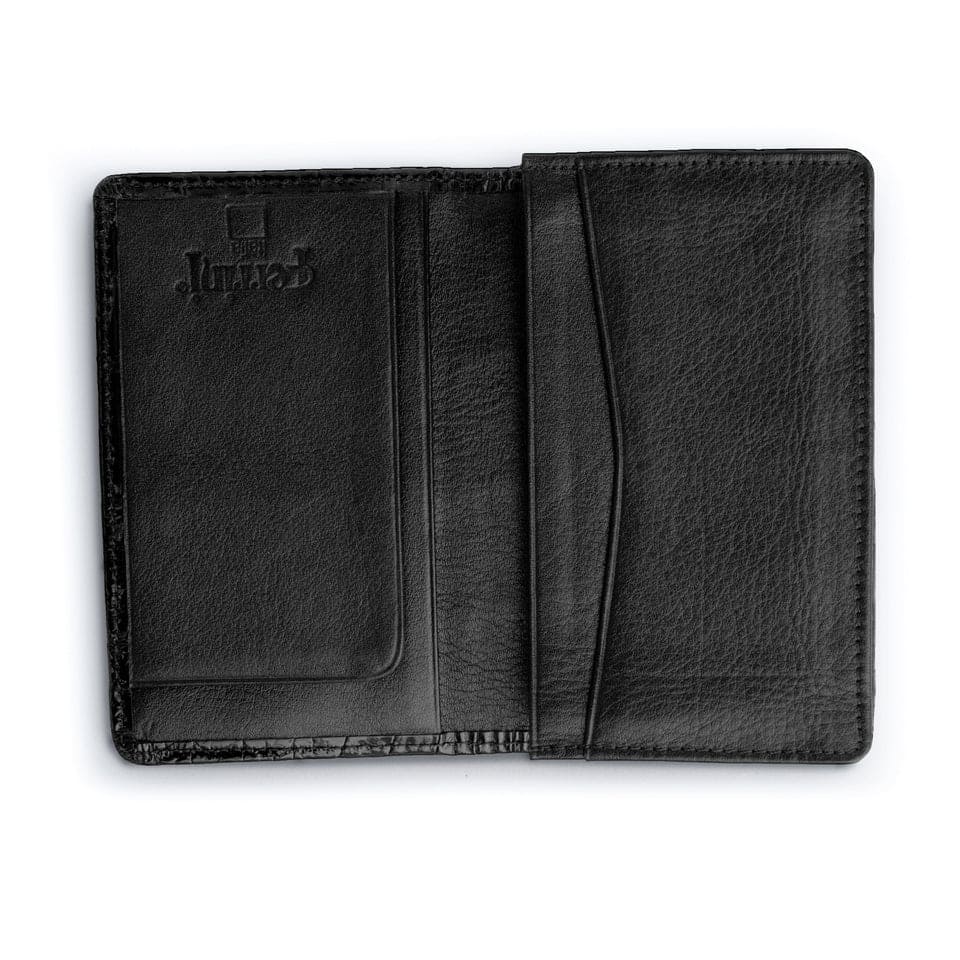 Men's Genuine Exotic Animal Skin Ferrini Hornback Crocodile Card Holder by Ferrini USA - Image 3