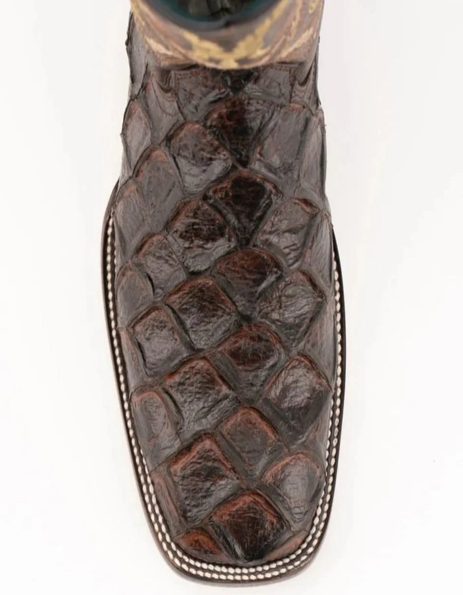 Men's Genuine Exotic Animal Skin Ferrini Hornback Crocodile Card Holder by Ferrini USA - Image 3