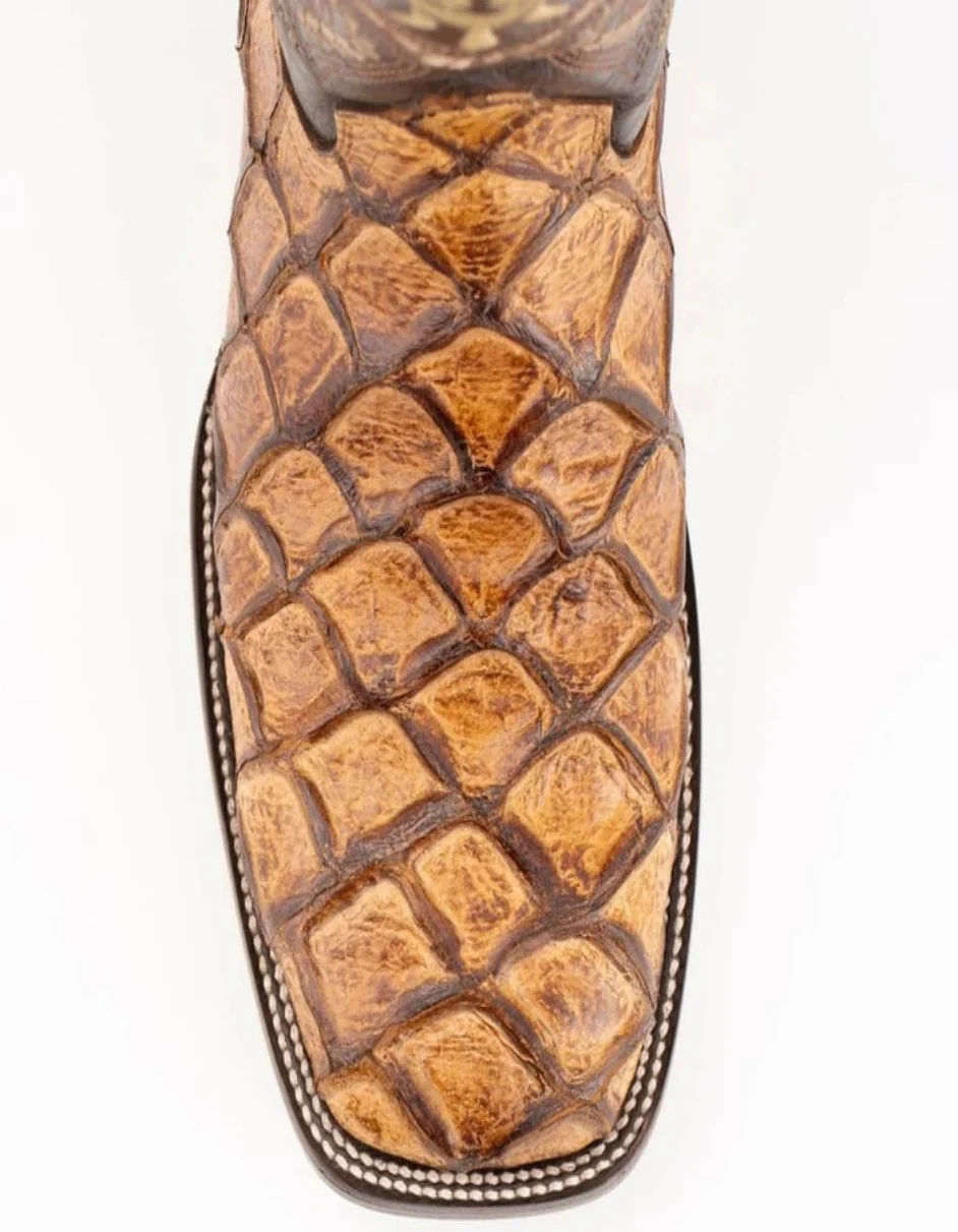 Men's Genuine Exotic Animal Skin Ferrini Hornback Crocodile Card Holder by Ferrini USA - Image 2