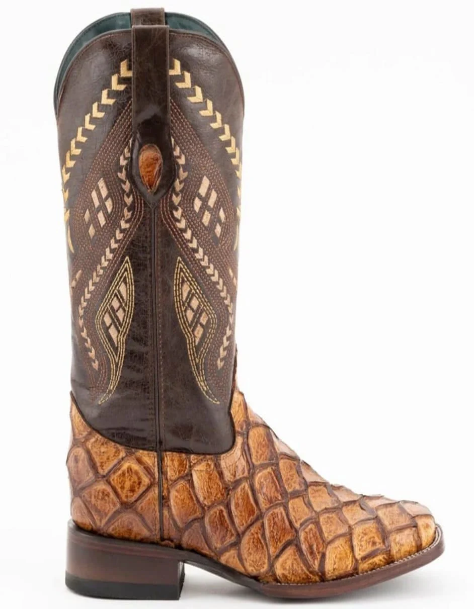 Men's Genuine Exotic Animal Skin Ferrini Hornback Crocodile Card Holder by Ferrini USA - Image 3