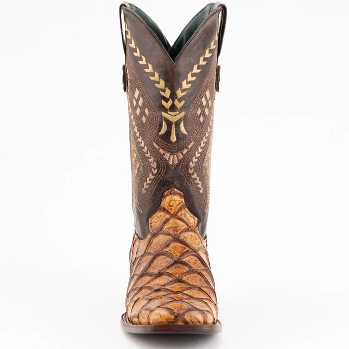 Men's Genuine Exotic Animal Skin Ferrini Hornback Crocodile Card Holder by Ferrini USA - Image 6