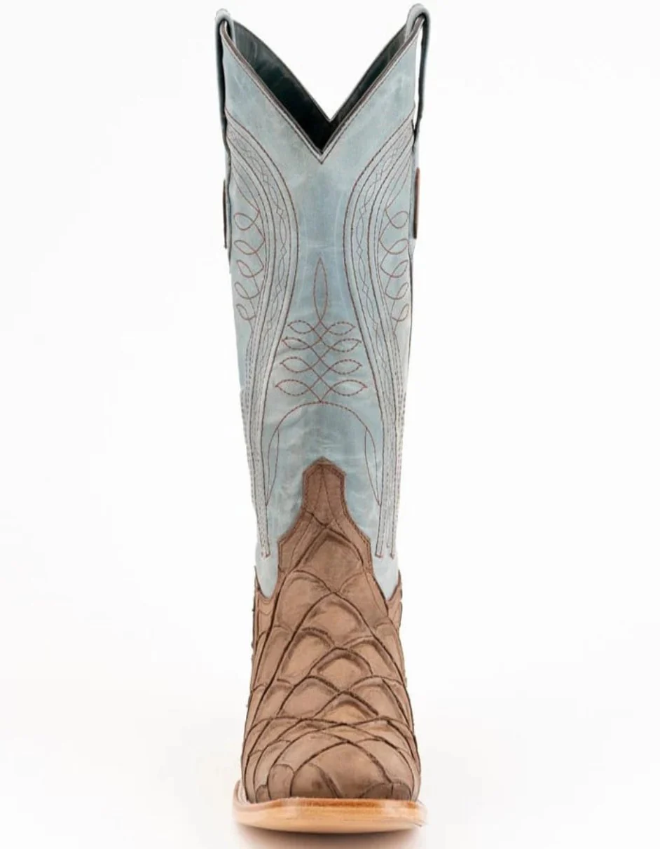 Men's Genuine Exotic Animal Skin Ferrini Hornback Crocodile Card Holder by Ferrini USA - Image 5