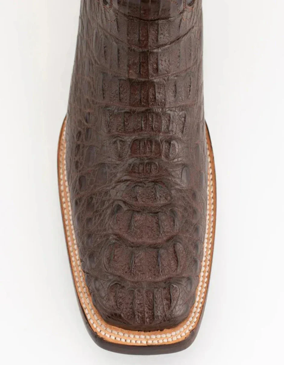 Men's Genuine Exotic Animal Skin Ferrini Hornback Crocodile Card Holder by Ferrini USA - Image 3