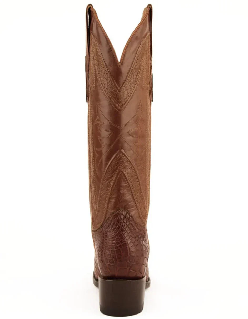 Men's Genuine Exotic Animal Skin Ferrini Hornback Crocodile Card Holder by Ferrini USA - Image 4
