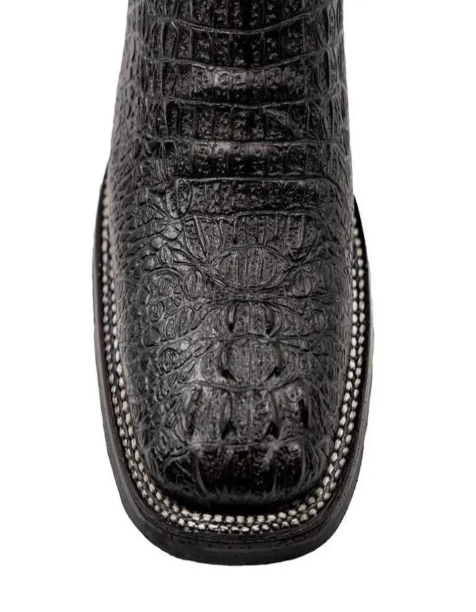 Men's Genuine Exotic Animal Skin Ferrini Hornback Crocodile Card Holder by Ferrini USA - Image 2