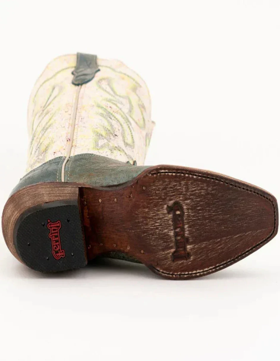 Men's Genuine Exotic Animal Skin Ferrini Hornback Crocodile Card Holder by Ferrini USA - Image 4