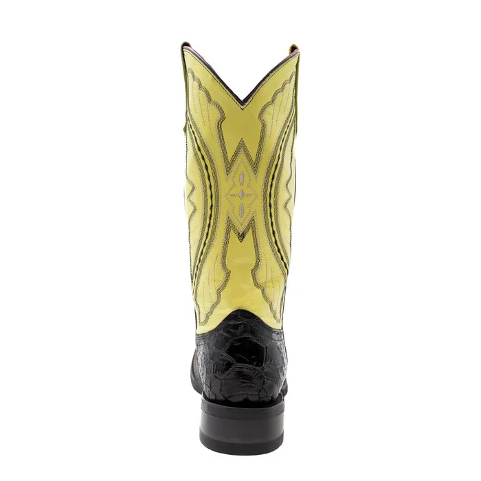 Men's Genuine Exotic Animal Skin Ferrini Hornback Crocodile Card Holder by Ferrini USA - Image 3