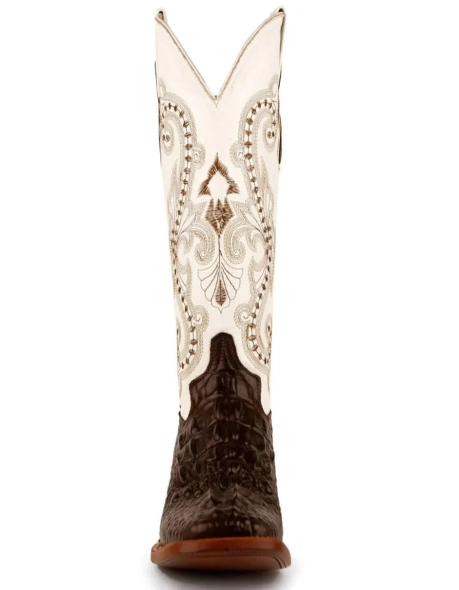 Men's Genuine Exotic Animal Skin Ferrini Hornback Crocodile Card Holder by Ferrini USA - Image 4