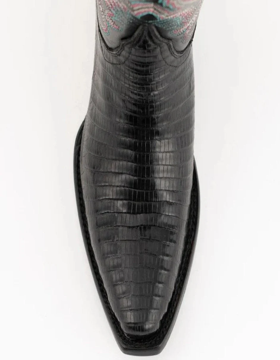 Men's Genuine Exotic Animal Skin Ferrini Hornback Crocodile Card Holder by Ferrini USA - Image 5