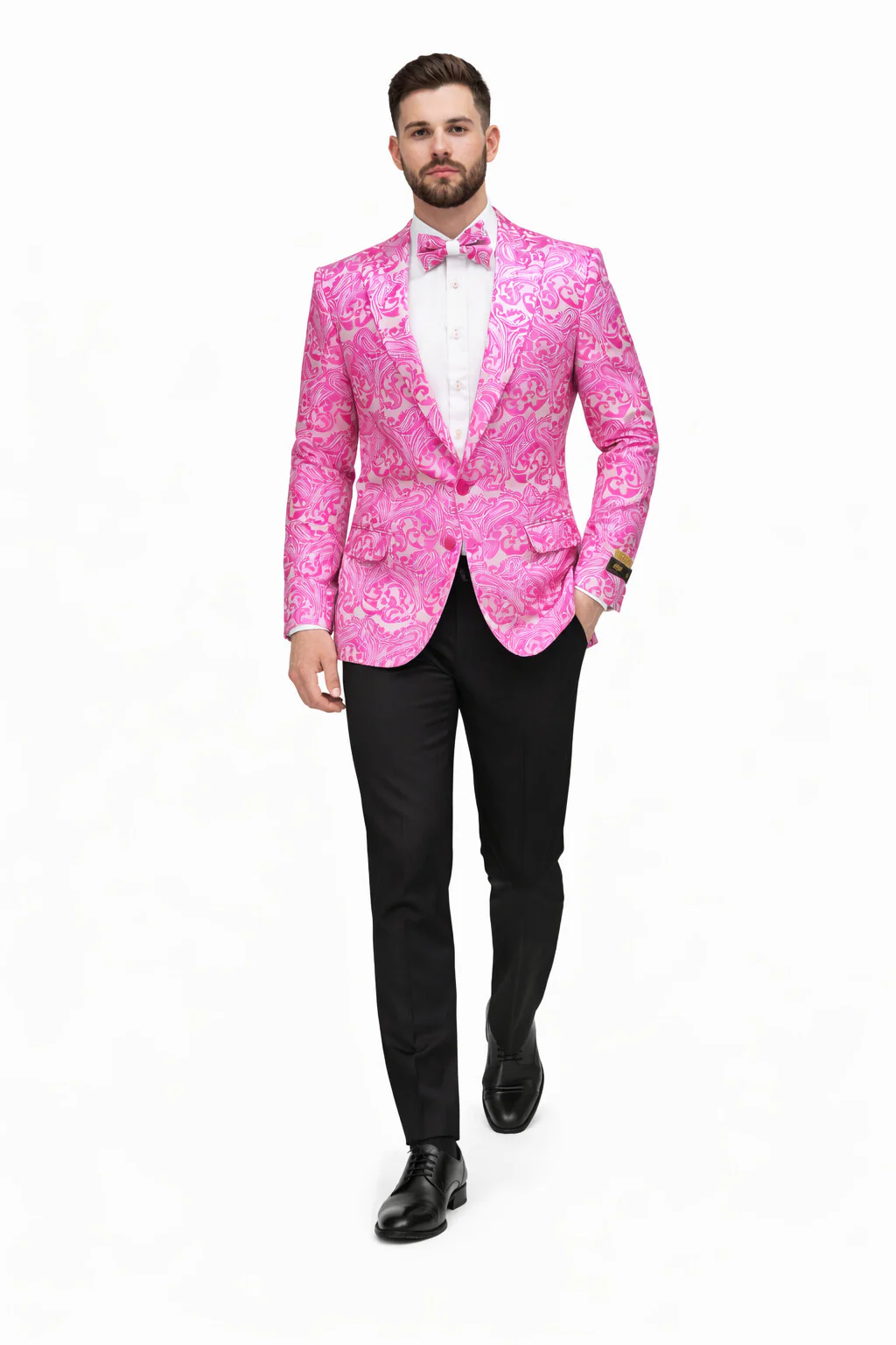 Fuchsia Unique Men's Floral Fancy - Image 5